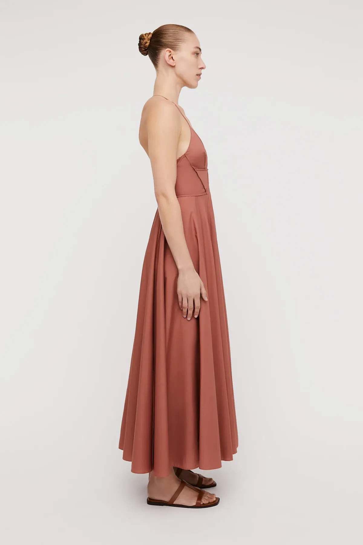 Scanlan Theodore Parachute Ankle Length Dress Sienna Size 10 - Image 2