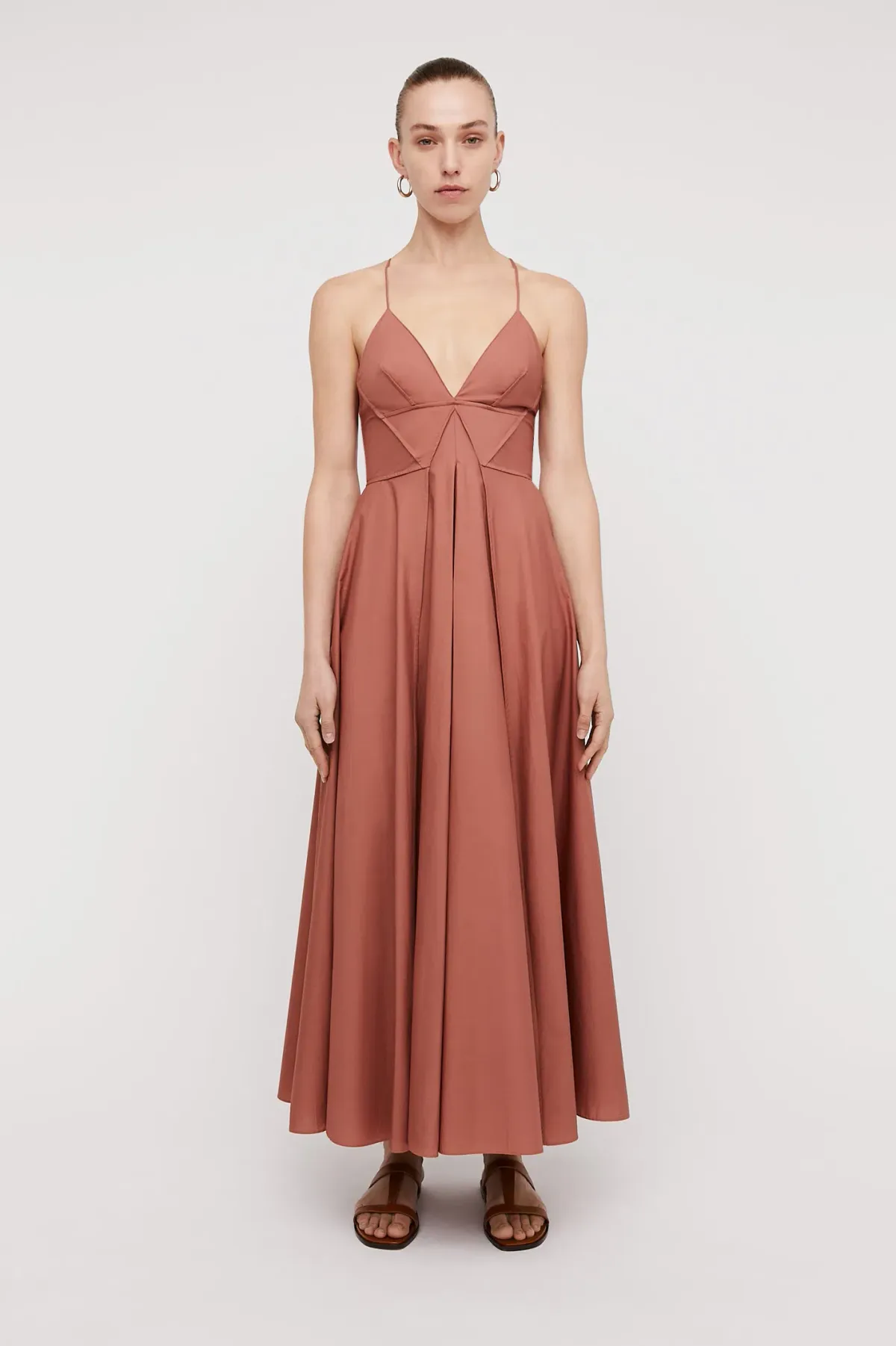 Scanlan Theodore Parachute Ankle Length Dress Sienna Size 10 - Image 1