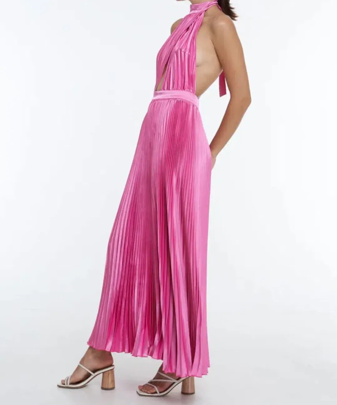 L’idee Renaissance Gown Hot Pink Size 10 for rent on The Volte - main image