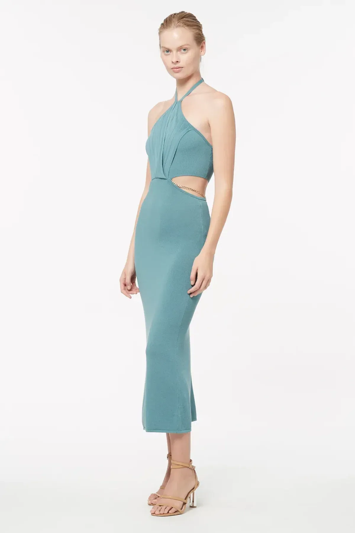 Manning Cartell Limitless Knit Chain Dress Blu Oxide Size S/Au 8 - Image 2