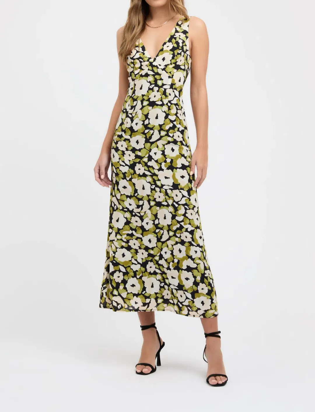 Kookai Paula Midi Dress Floral Size 40 / Au 12 for rent on The Volte - main image