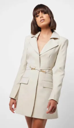 Mossman Spectrum Blazer Dress Natural Size 6 for rent on The Volte - image 2
