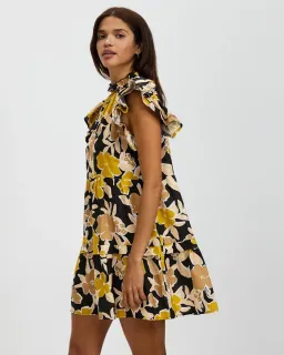 Aere Garden Party Frill Sleeve Dress Floral Size 16 for rent on The Volte - image 2