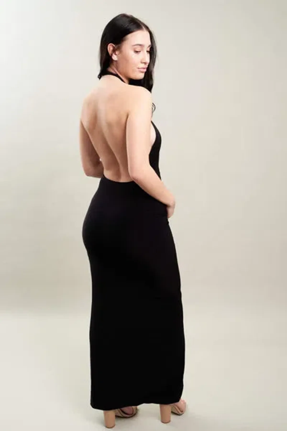Natalie Rolt Sasha Gown Black Size 0/AU 6 - Image 3