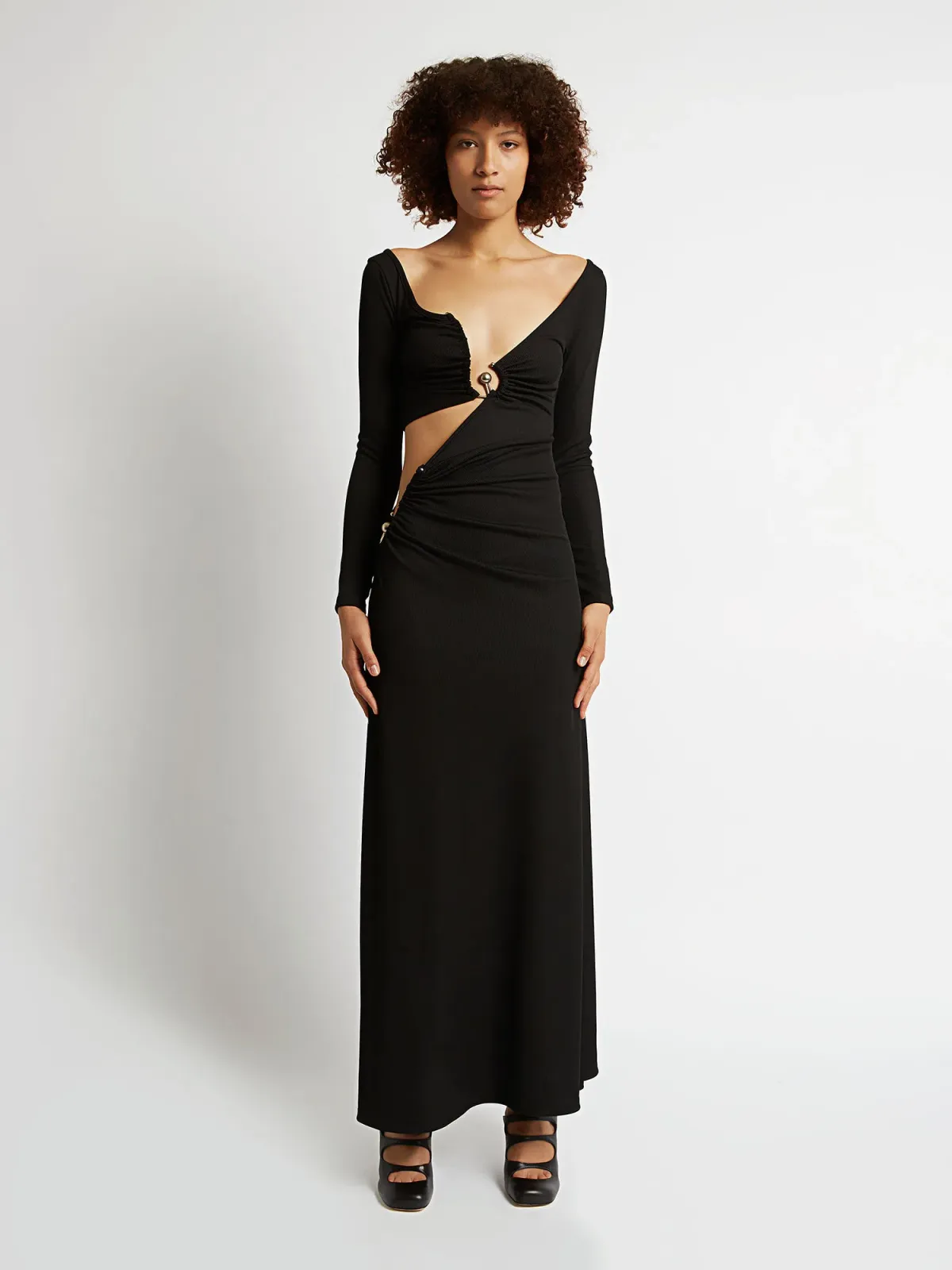 Christopher Esber Dual Escape Orbit Long Sleeve Black Size 6 for rent on The Volte - main image
