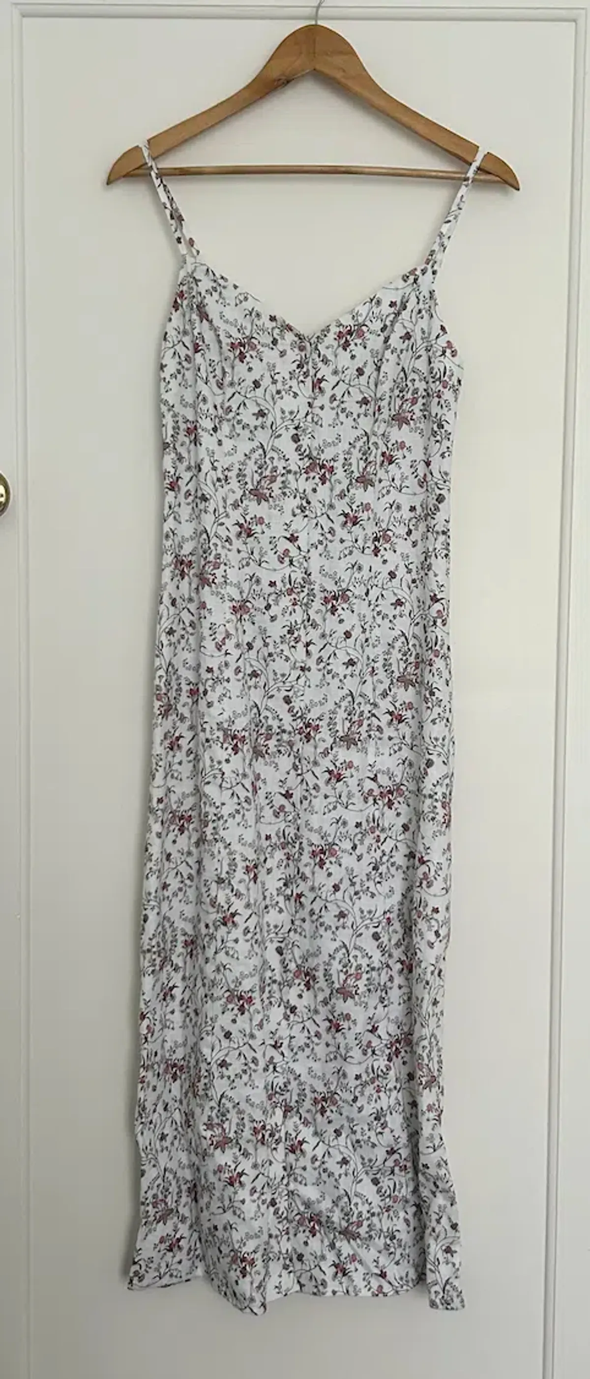 Sir the Label Haisley Linen Midi Dress Floral-Print Size 6 - Image 2