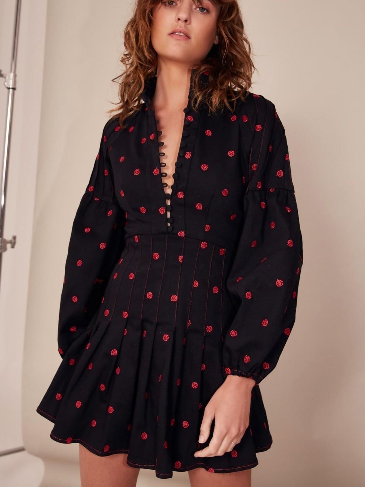 C/MEO Collective- Harmonious Long Sleeve Dress Black Size 10 - Image 3