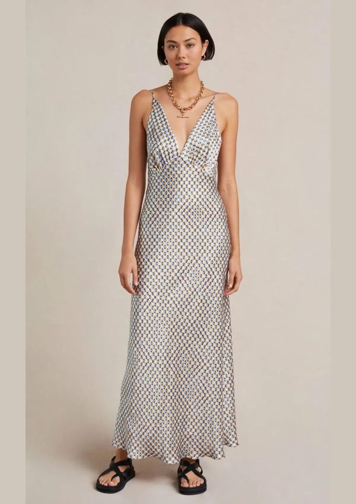 Bec & Bridge Frankie V Dress Multi Size AU 14 for rent on The Volte - main image