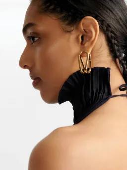 Dion Lee Channel Pleat Top Black Size AU 8 for rent on The Volte - image 3