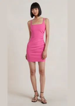 Bec & Bridge Karina Mini Dress Pink Size AU 14 for rent on The Volte - image 1