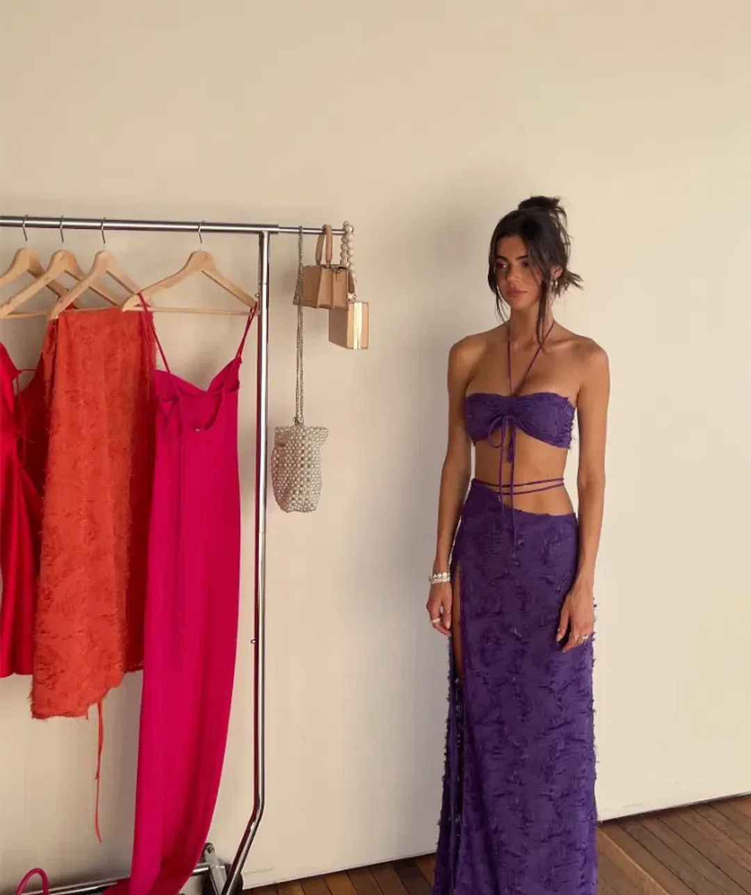 Arcina Ori Issi Set Purple Size M / AU 10 for rent on The Volte - main image