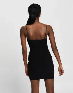 Bec & Bridge Scout Mini Dress Black Size AU 12 for rent on The Volte - image 3