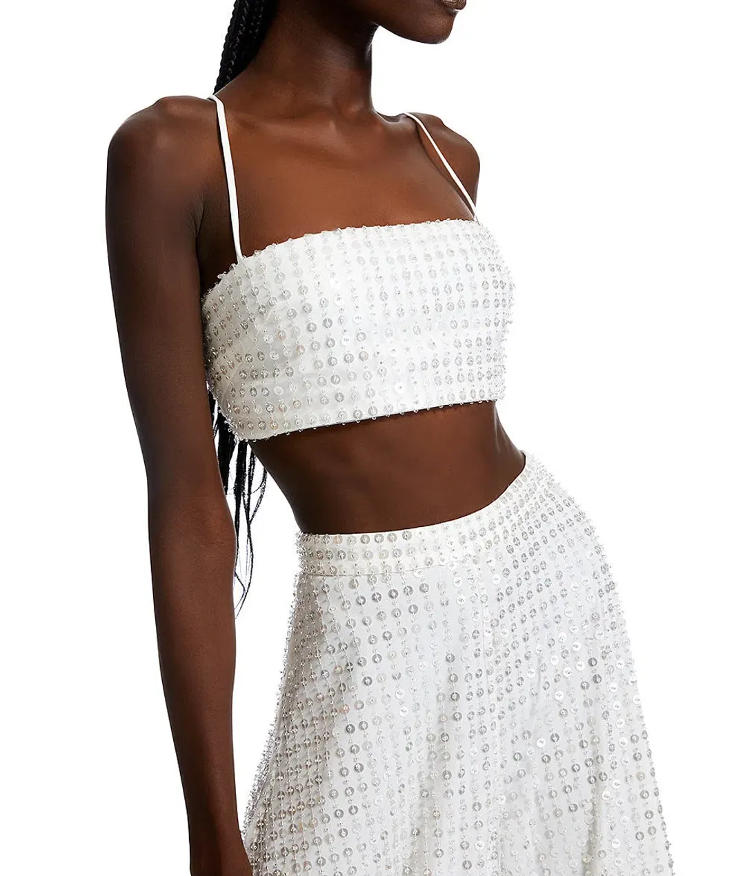 Chosen by Kyha Miami Top and Pants Set White Size 4 / AU 10 for rent on The Volte - main image
