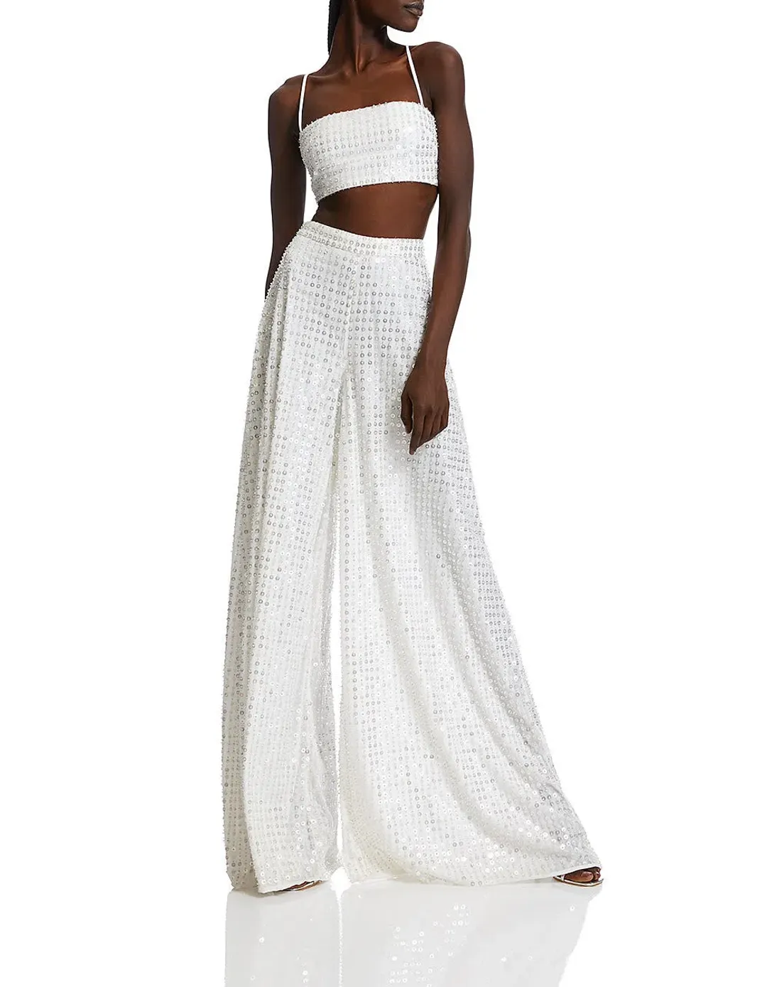 Chosen by Kyha Miami Top and Pants Set White Size 4 / AU 10 for rent on The Volte - main image