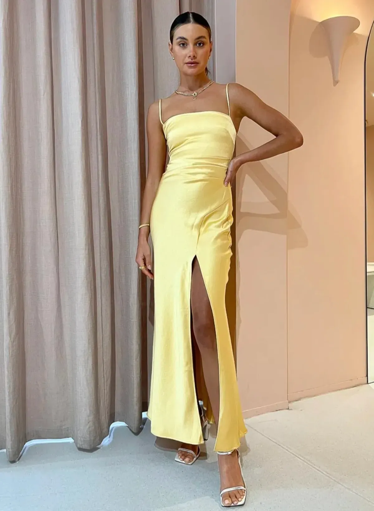 Bec & Bridge Nadia Maxi Dress Yellow Size 8 / S - Image 2
