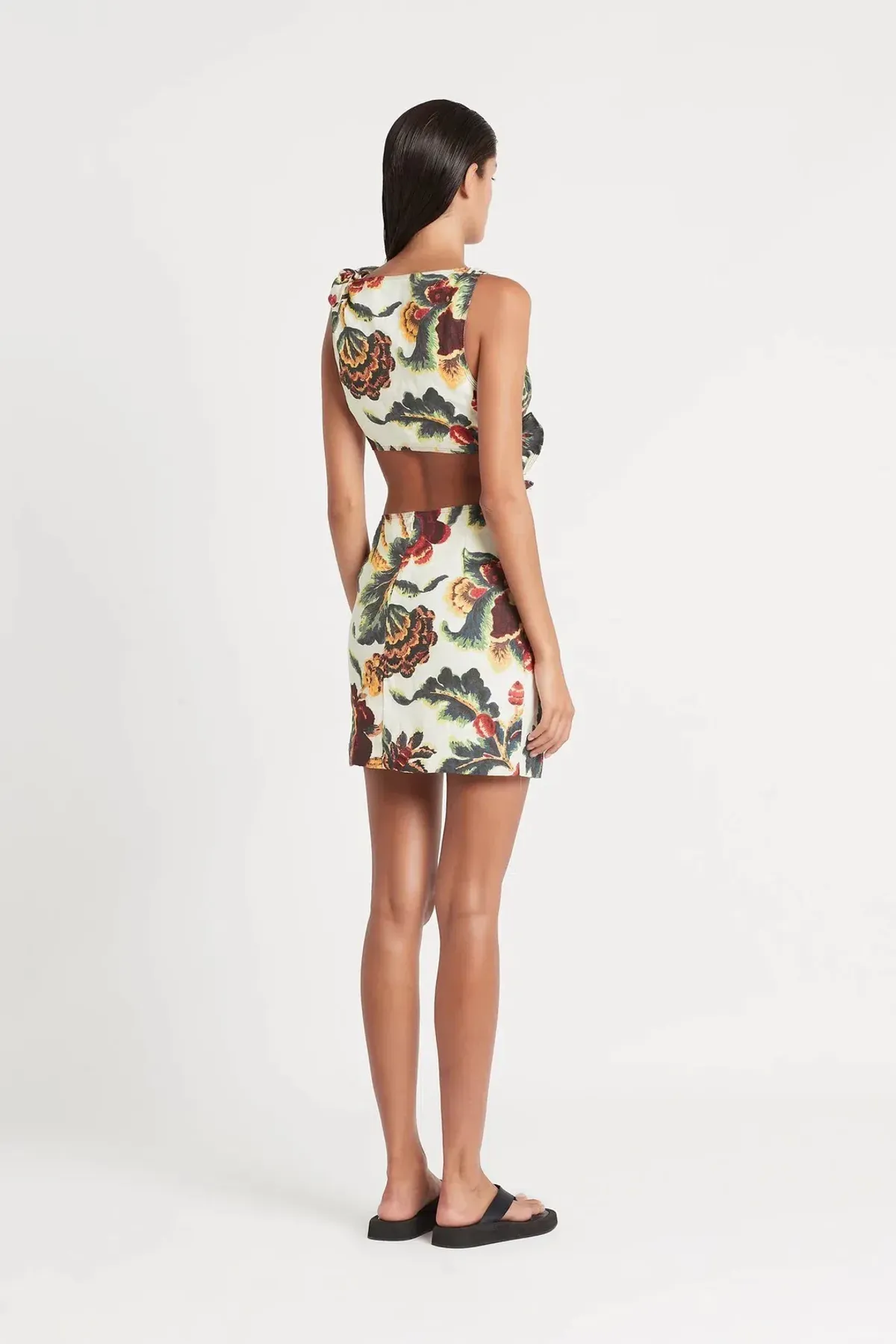 Sir the Label Ambroise Mini Dress Print Size 6 - Image 6