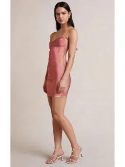 Bec & Bridge Party Rock Mini Dress Pink Size AU 6 for rent on The Volte - image 3