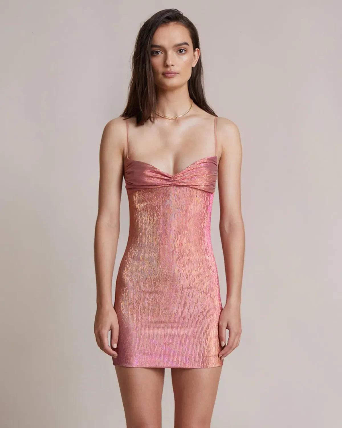 Bec & Bridge Party Rock Mini Dress Pink Size AU 6 - Image 2