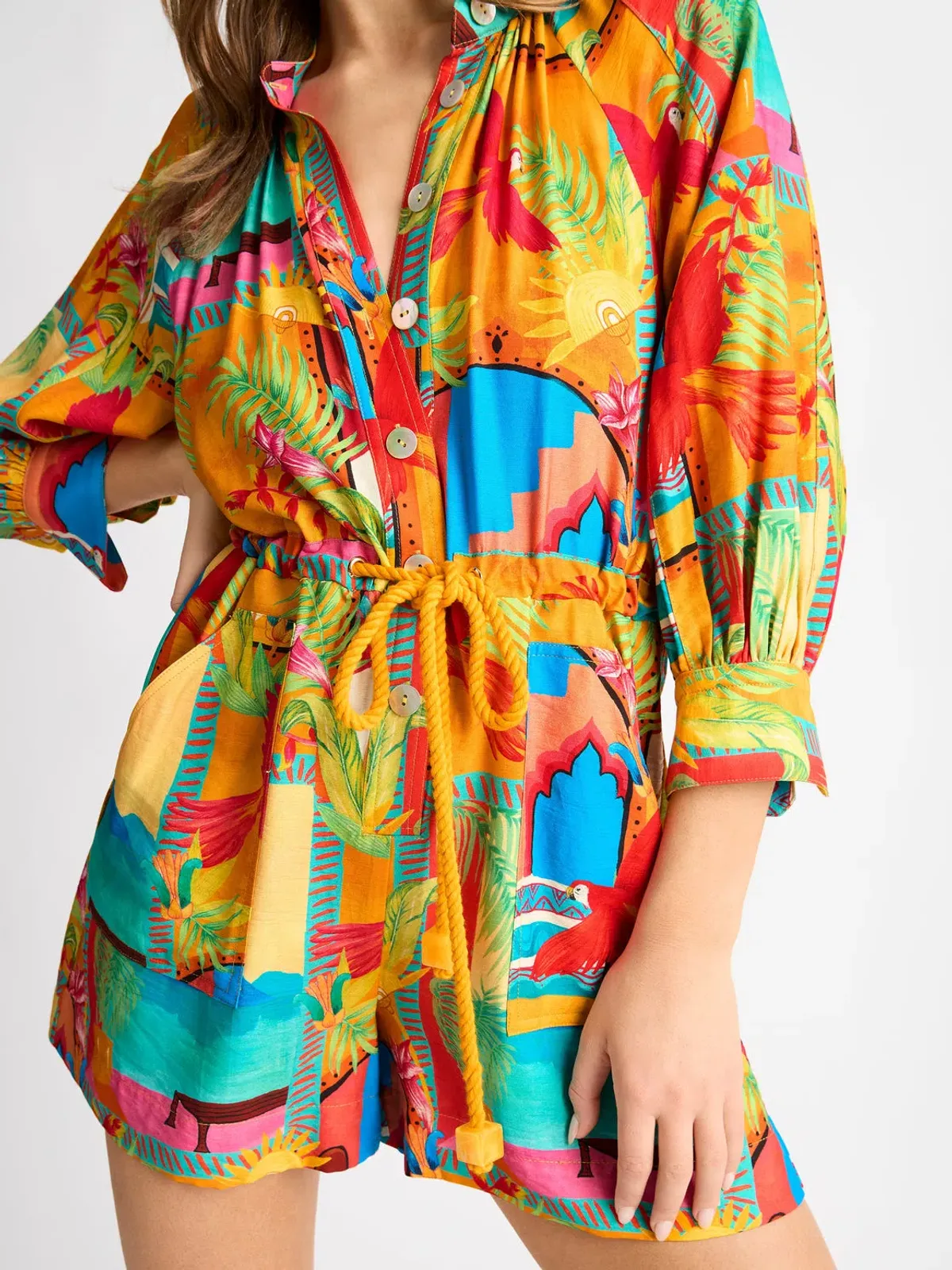 Sheike Aztec Paradise Playsuit Size 10 - Image 2