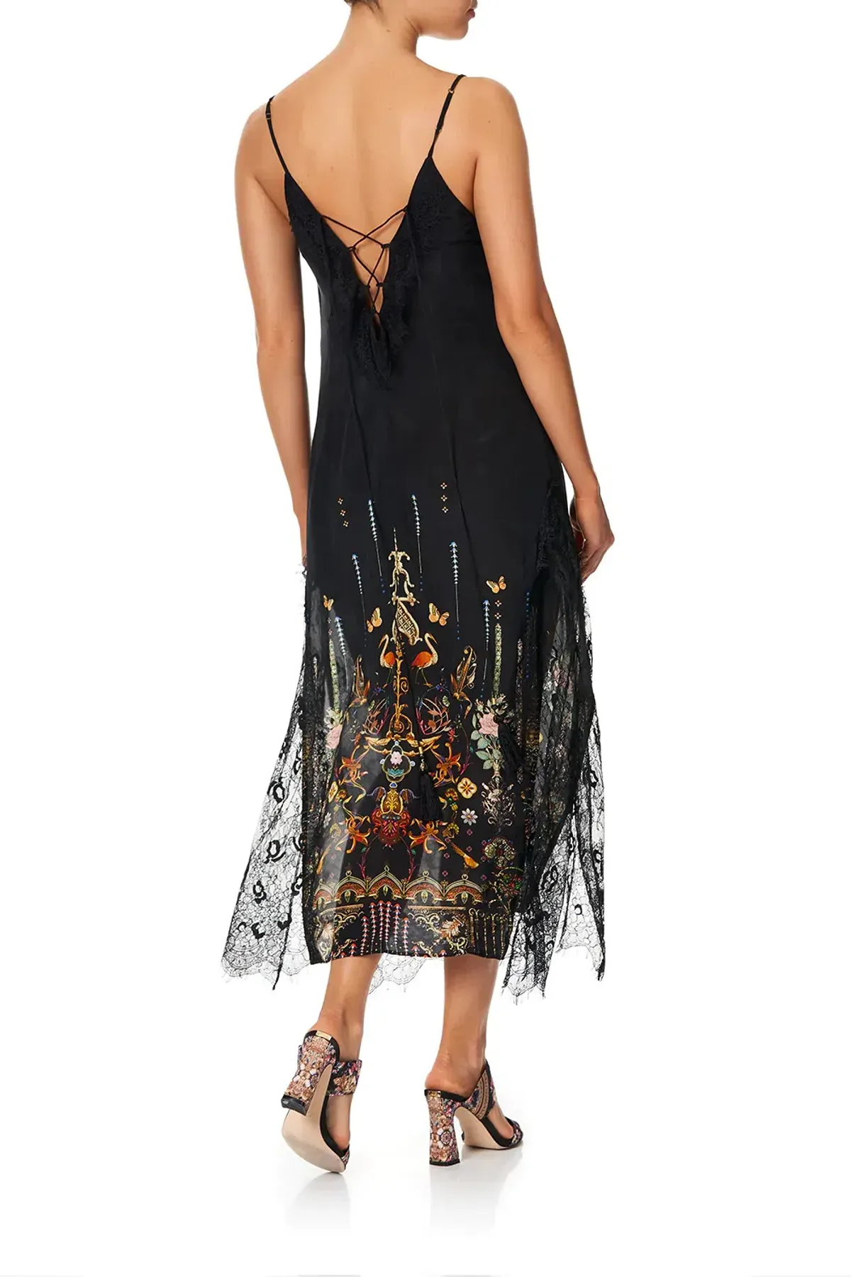 Camilla Rebelle Rebelle Midi Lace Slip Dress Size XS / Au 8 - Image 2