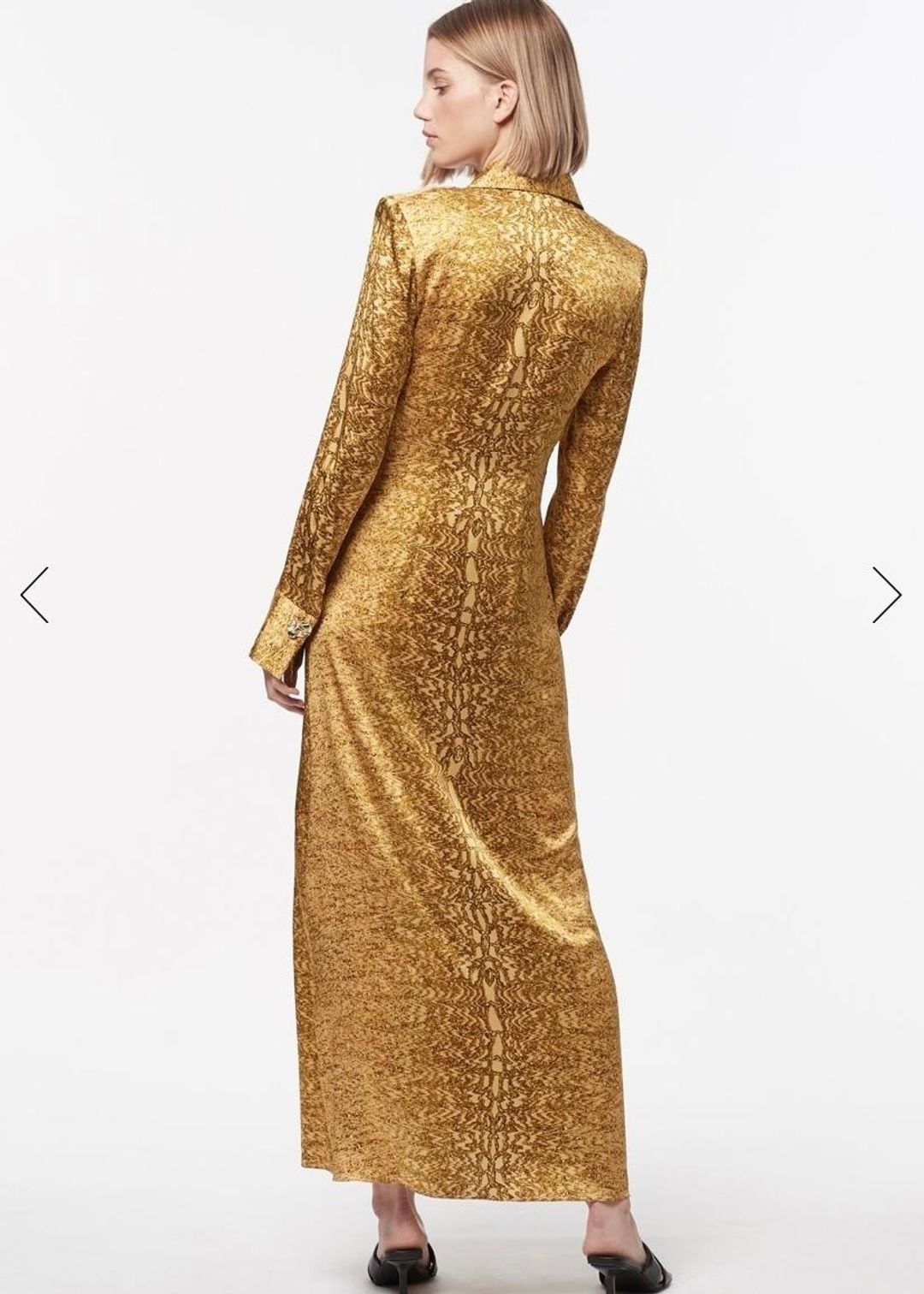 Manning Cartell Golden Atlas L/S Dress Gold Size 6 for rent on The Volte - main image