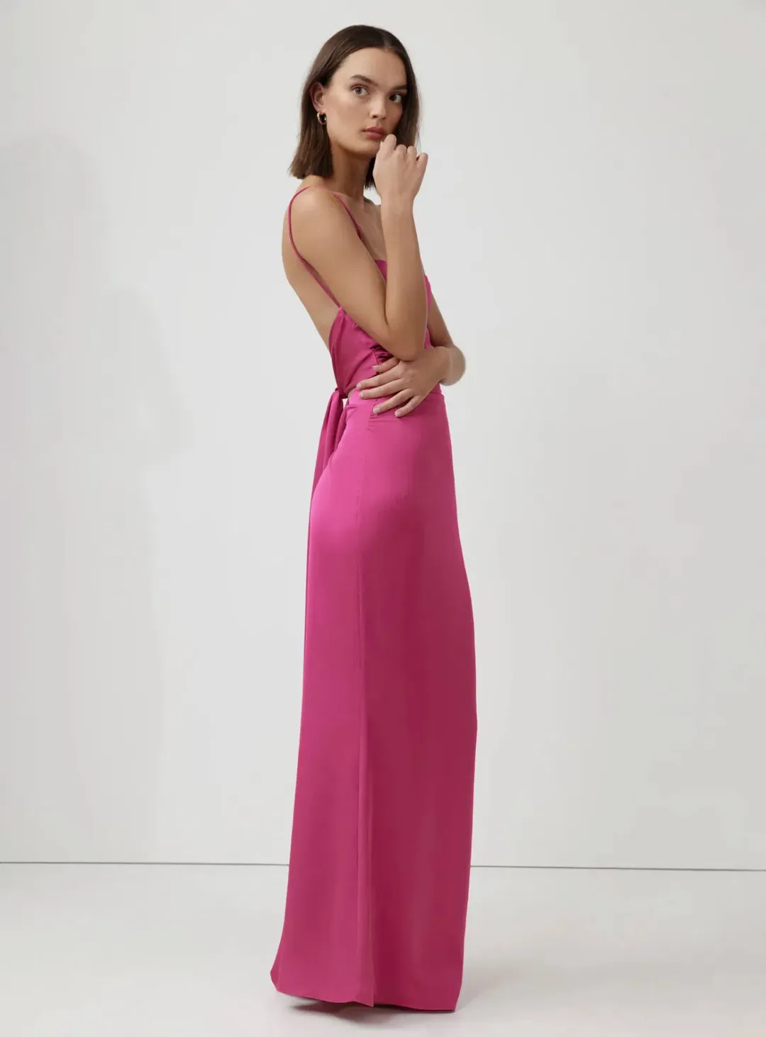 Lexi Clothing Venus Dress Magenta Size 8 for rent on The Volte - main image