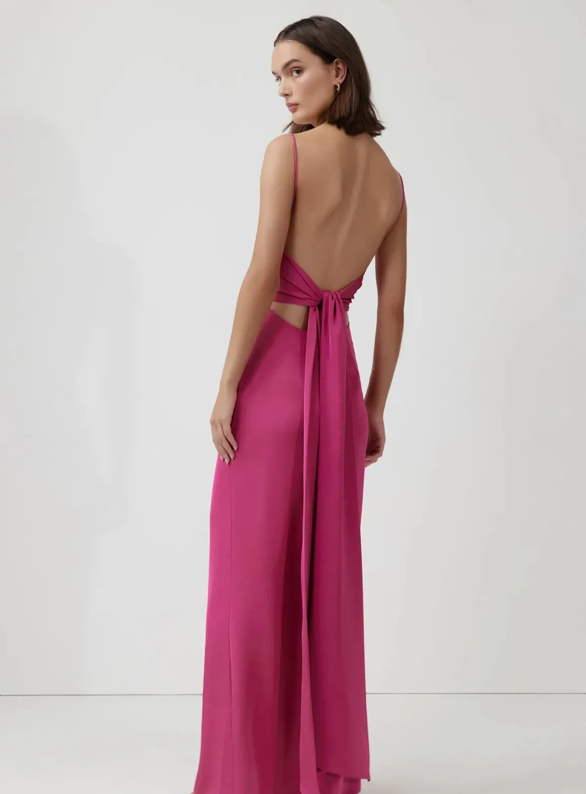 Lexi Clothing Venus Dress Magenta Size 8 - Image 3