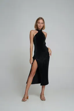 Lidee Klum Gown Black Size 6 for rent on The Volte - image 1