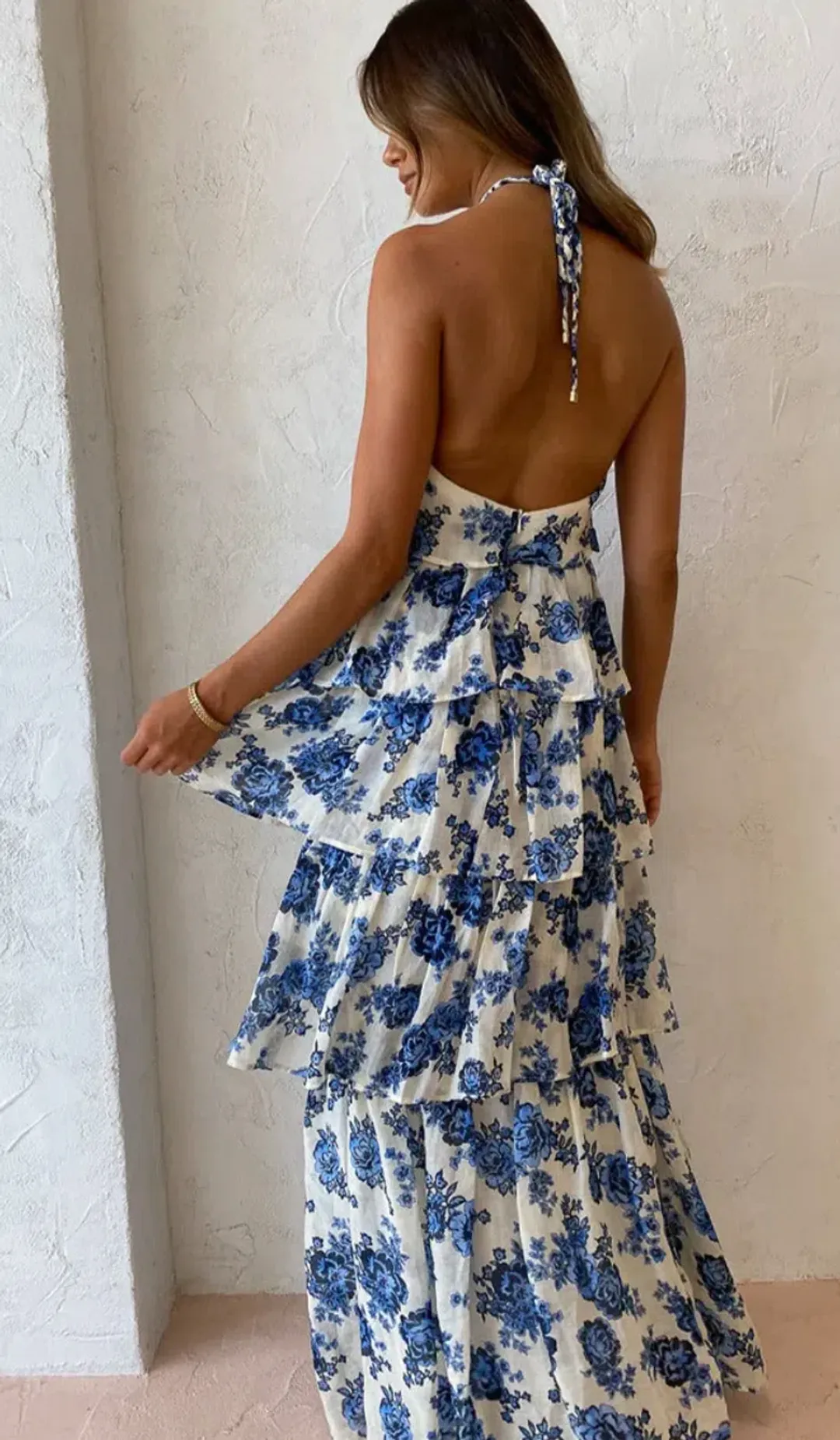 By Nicola Water Lily Maxi Dress Rosie Size 10 for rent on The Volte - main image