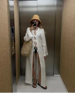 Sir the Label Mayra Corded Jacket White Size 8 for rent on The Volte - image 2