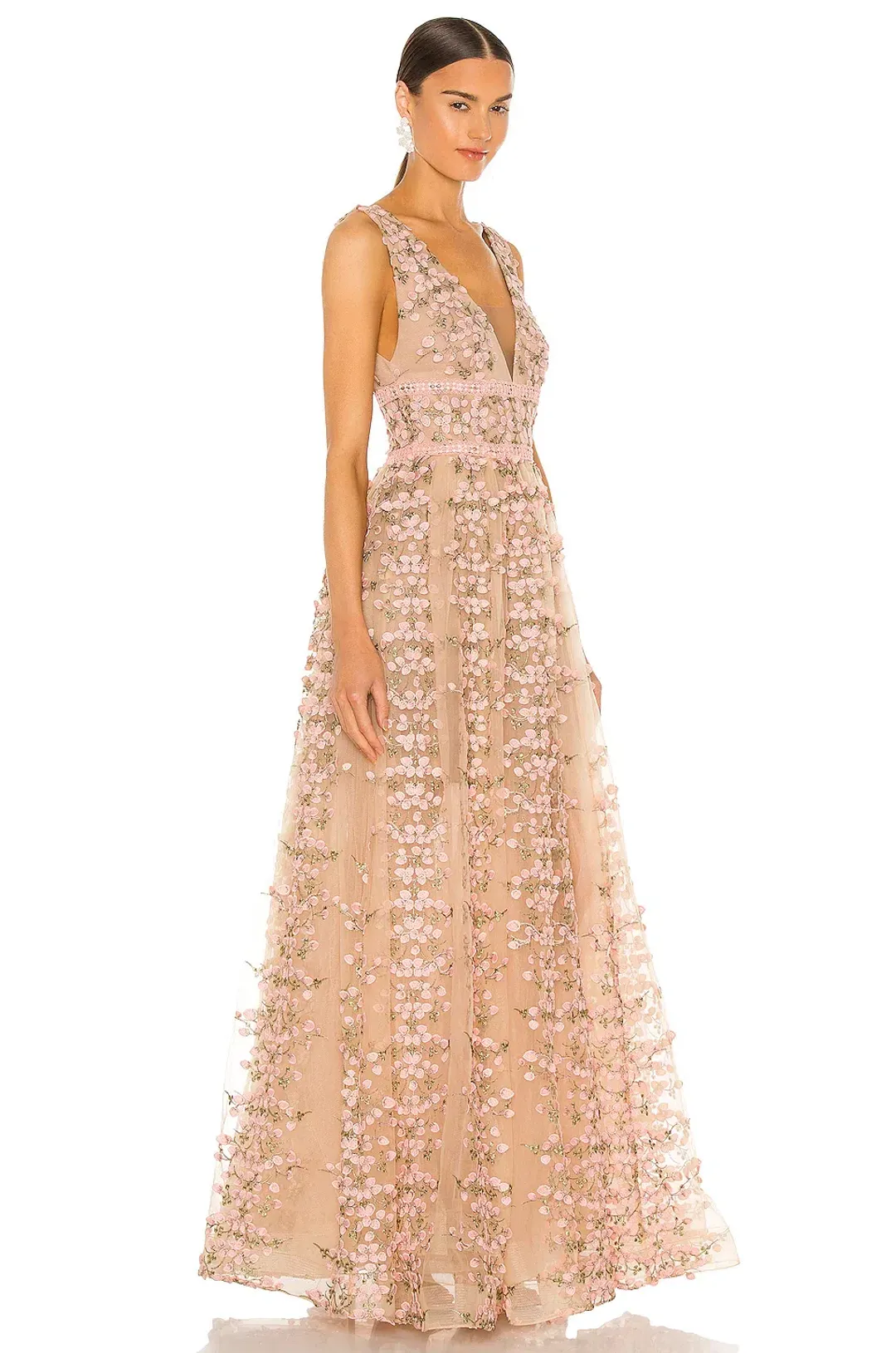 Bronx and Banco Megan Maxi Dress Rose Size 10 for rent on The Volte - main image