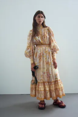Alemais Solitaire Midi Dress Print Size 12 for rent on The Volte - image 1