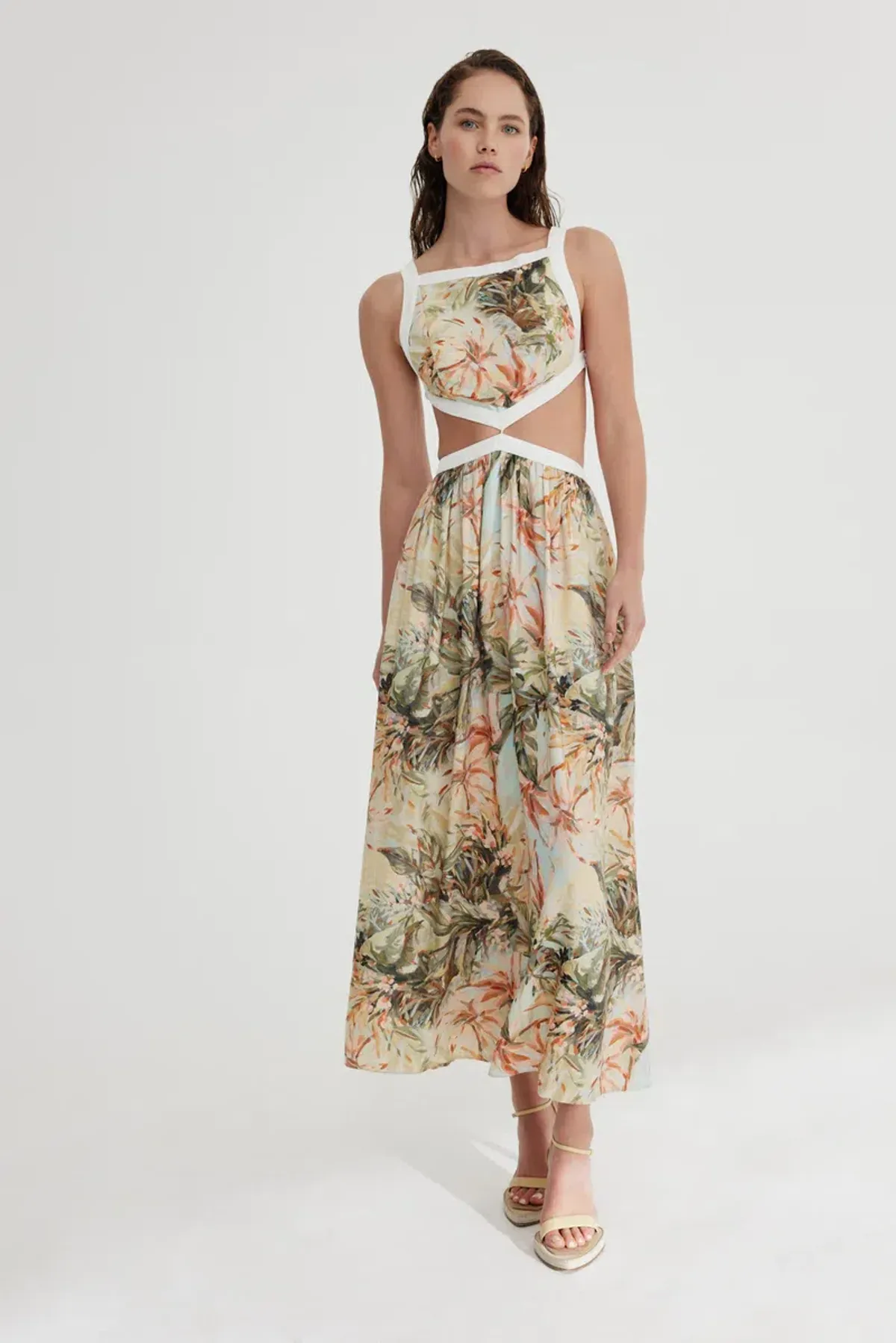 Significant Other Marino Dress Floral Print Size 6 - Image 1