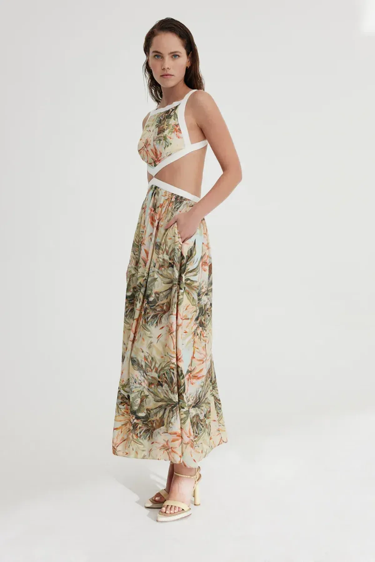 Significant Other Marino Dress Floral Print Size 6 - Image 2