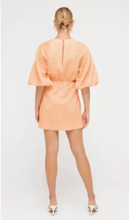 Sheike Sadie Mini Dress Peach Size AU 10 for rent on The Volte - image 2