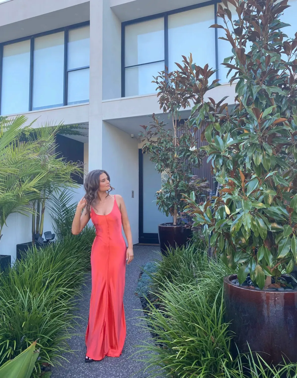 Dominique Healy Sloane Dress in Melon Size 0 / AU 6 - Image 2