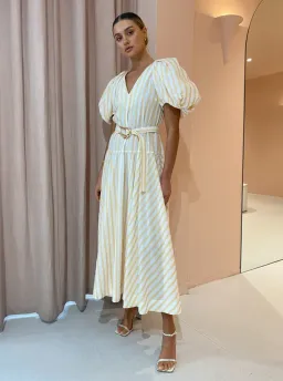 Acler Warner Dress Mango Stripe Size 8 for rent on The Volte - image 2