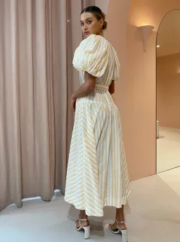 Acler Warner Dress Mango Stripe Size 8 for rent on The Volte - image 4
