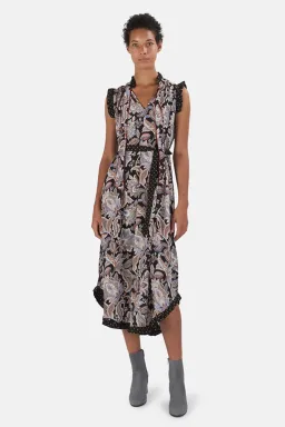 Zimmermann Ladybeetle Flutter Dress Floral Size AU 8 for rent on The Volte - image 1
