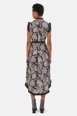 Zimmermann Ladybeetle Flutter Dress Floral Size AU 8 for rent on The Volte - image 2