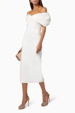 Rachel Gilbert Matteo Dress Ivory Size 8 for rent on The Volte - image 2