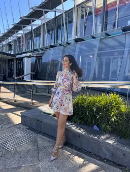 Zimmermann Prima Belted Mini Dress Floral Size 1/Au 10 for rent on The Volte - image 4