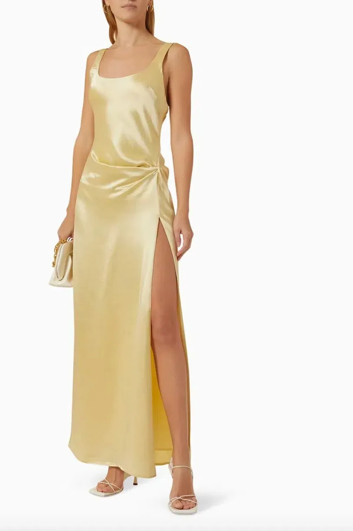 Anna Quan Etta Dress Champagne/Yellow Size 12 - Image 5