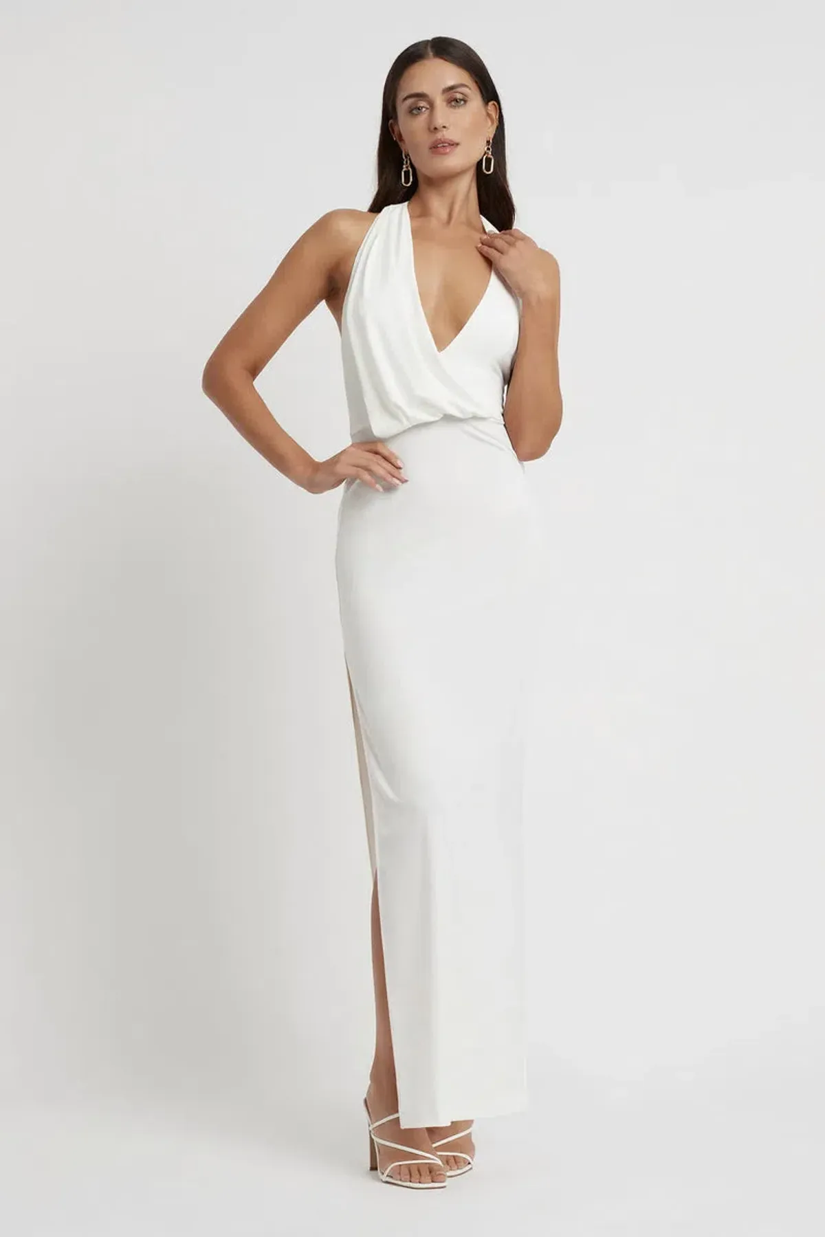 Lexi Noel Dress White Size 4 - Image 1