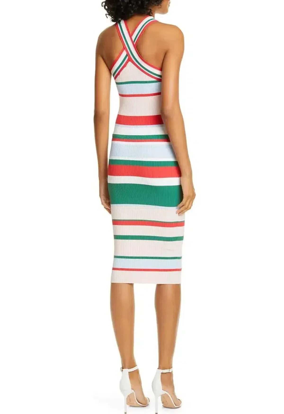 Ted Baker Lyndiaa Tutti Frutti Body Con Sweater Dress Multi Size 8 - Image 5