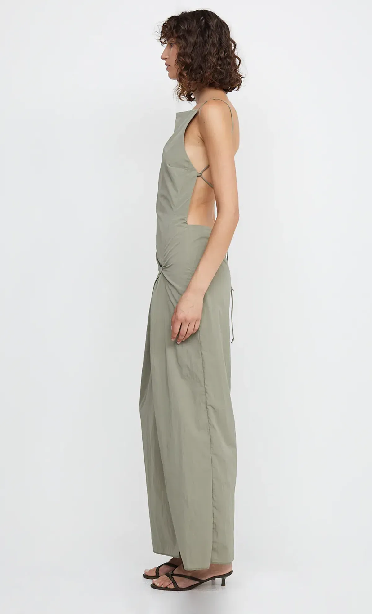 Bec & Bridge Adrianna Maxi Dress Sage Size 10 - Image 3