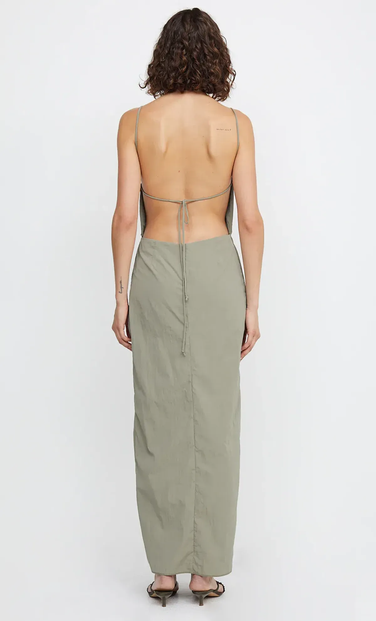 Bec & Bridge Adrianna Maxi Dress Sage Size 10 - Image 4