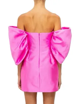 Solace London Elina Mini Dress Pink US 6 /AU 10 for rent on The Volte - image 3