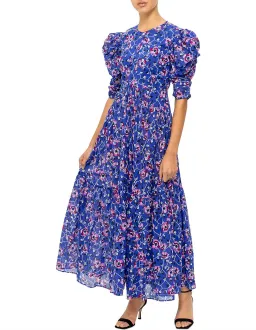 Isabel Marant Etoile Electric Dress Floral Print Blue Size 10 for rent on The Volte - image 5