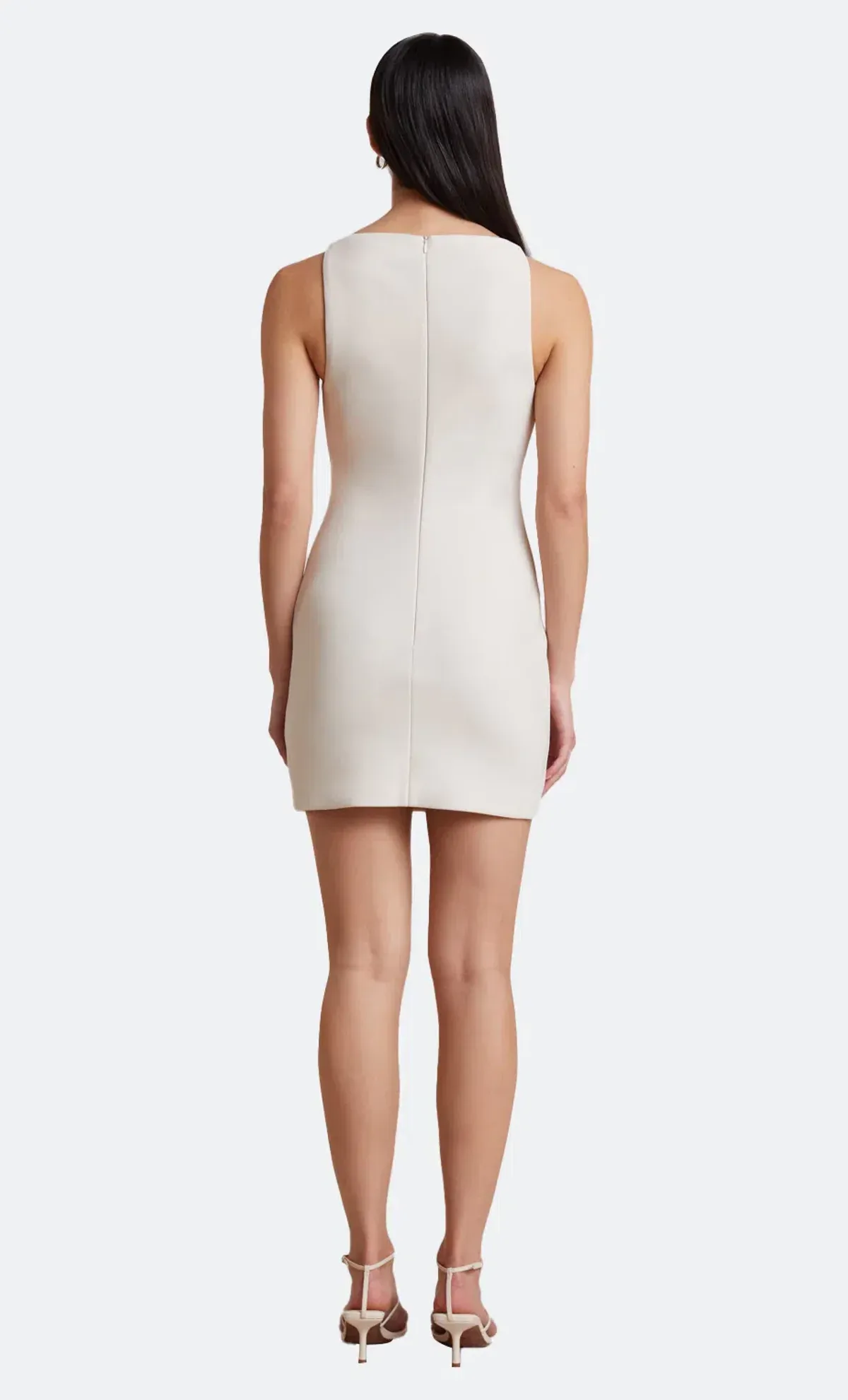 Bec & Bridge Clover Mini Dress in Vanilla Bean Cream Size AU 8 - Image 2